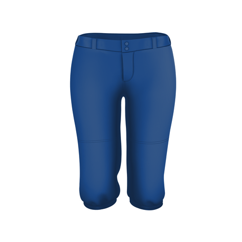 Badger Sport Girls Belt Loop Fastpitch Pant (A00067-002004), Color 'Royal'
